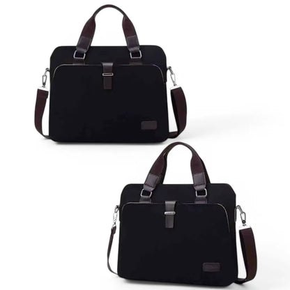 Laptoptasche aus Canvas in Braun – Leicht & Strapazierfähig für Damen & Herren