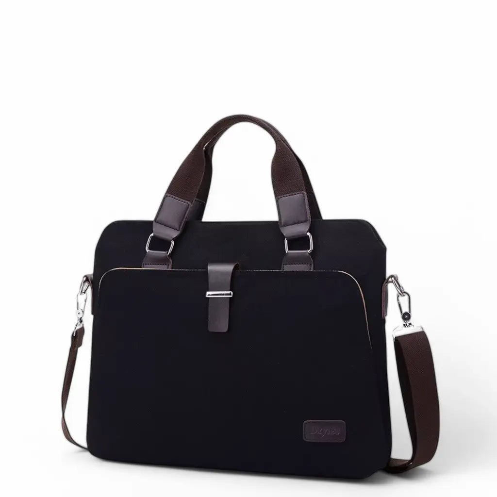 Laptoptasche aus Canvas in Braun – Leicht & Strapazierfähig für Damen & Herren