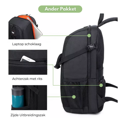 Modularer Kamerarucksack für DSLR/SLR & 13,3″ Laptop – wasserabweisend & stoßfest