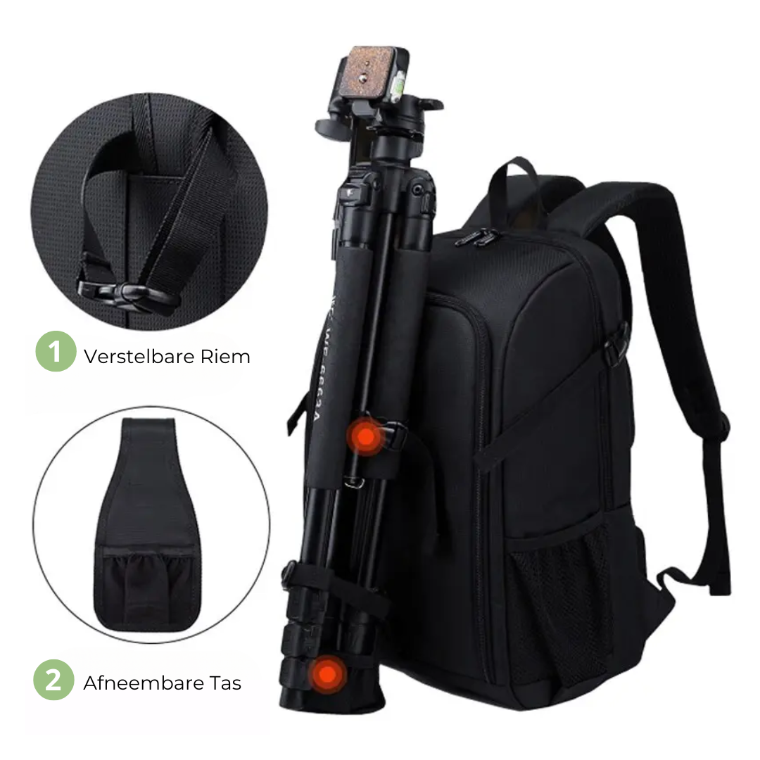 Modularer Kamerarucksack für DSLR/SLR & 13,3″ Laptop – wasserabweisend & stoßfest