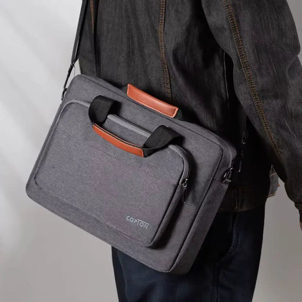 Laptoptasche Herren Leder 15,6 Zoll – Wasserabweisend, Leicht & Stilvoll für Business & Alltag
