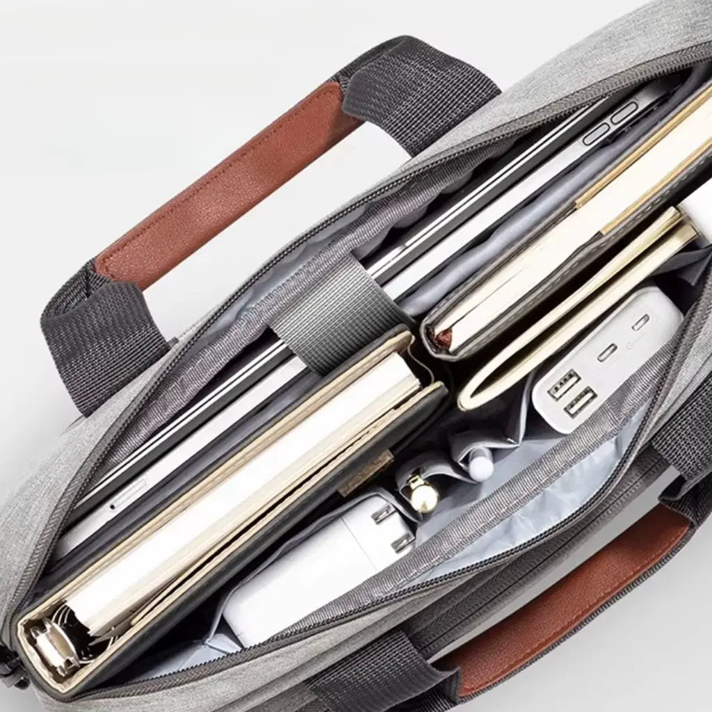 Laptoptasche Herren Leder 15,6 Zoll – Wasserabweisend, Leicht & Stilvoll für Business & Alltag
