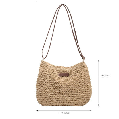Runde Rattan-Schultertasche – Leicht, Stilvoll & Sommerlich