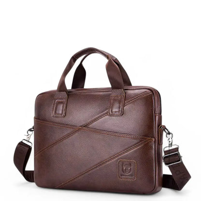 Schwarze Laptoptasche aus Leder – Elegant & Funktional