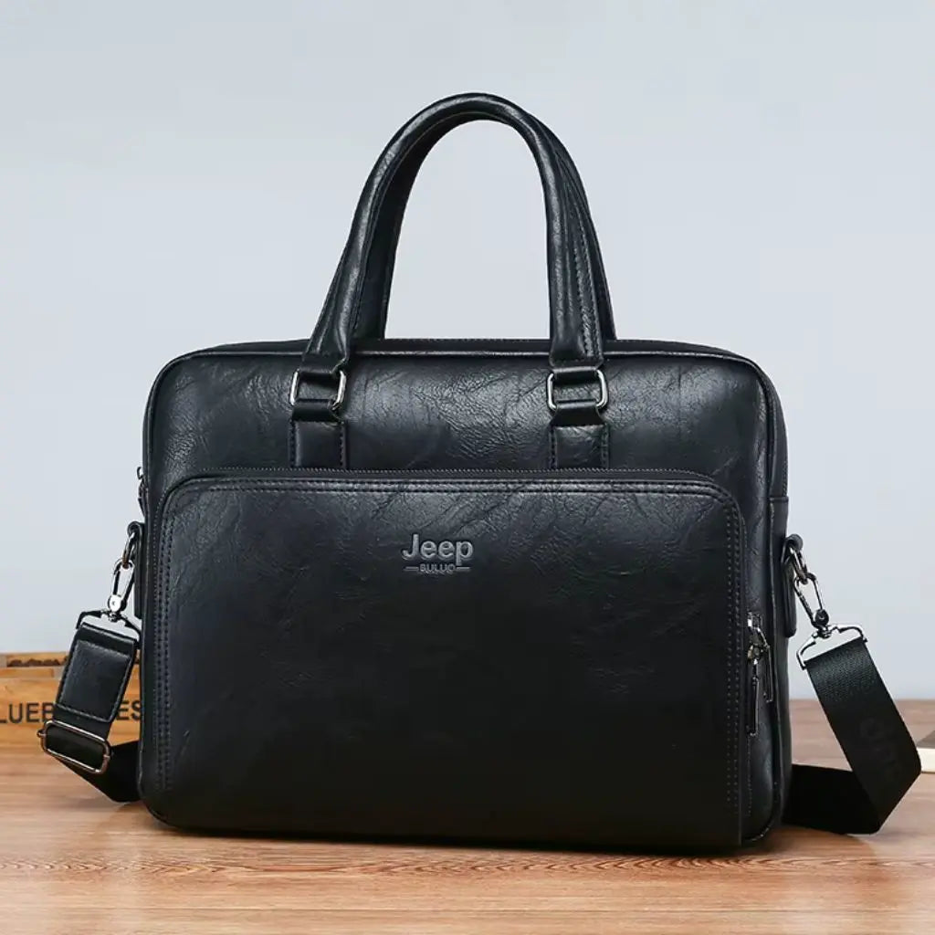 Laptoptasche Herren 14 Zoll Leder – Business Aktentasche Echtleder Vintage Braun