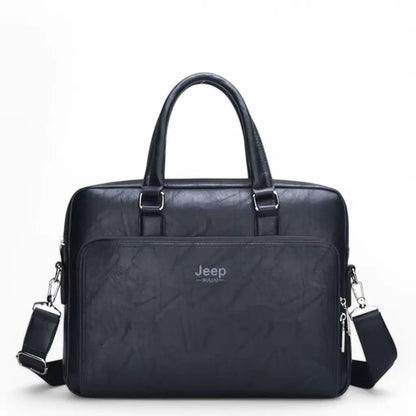 Laptoptasche Herren 14 Zoll Leder – Business Aktentasche Echtleder Vintage Braun