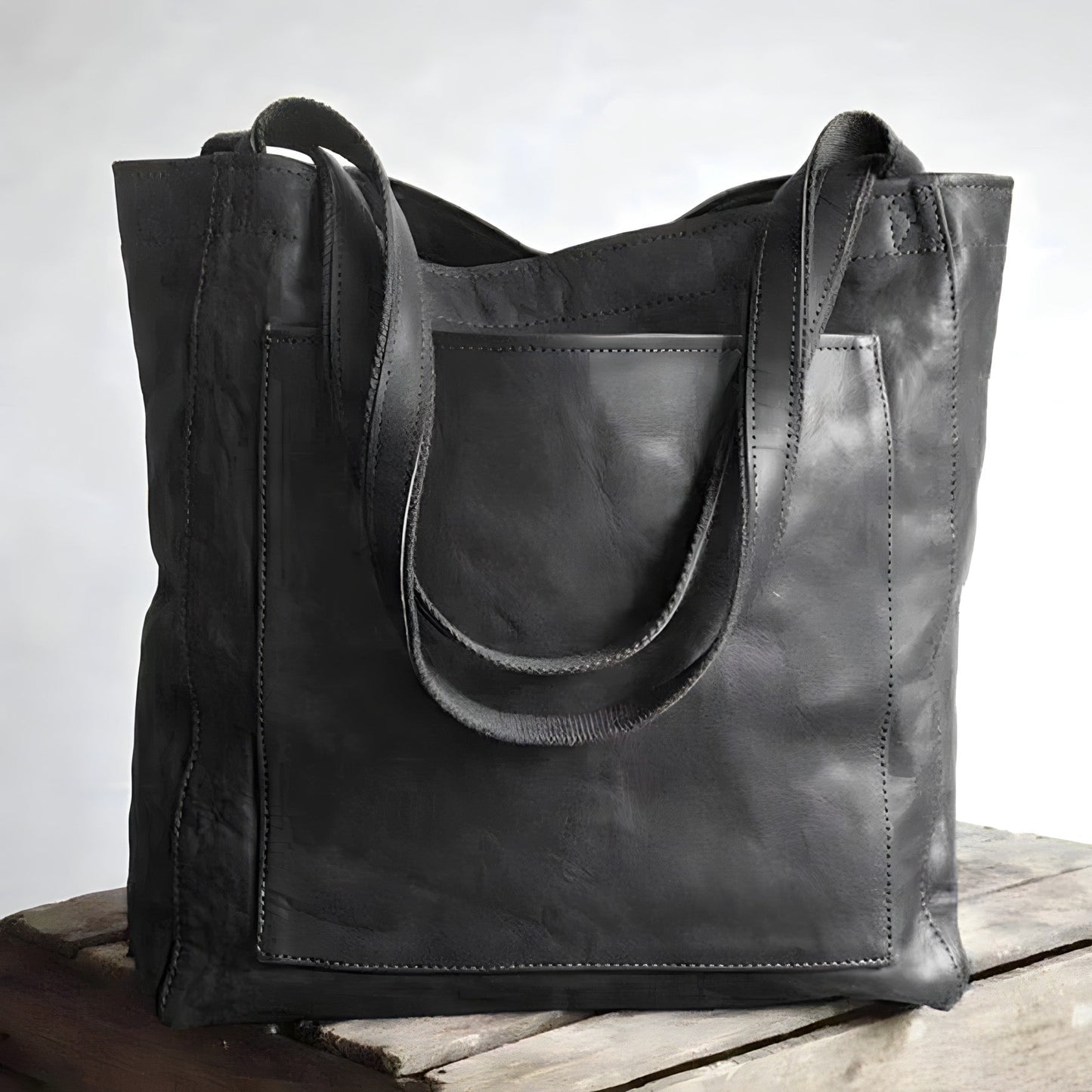 Shopper Tasche Damen aus Kunstleder – Geräumige Schultertasche mit zeitlosem Design