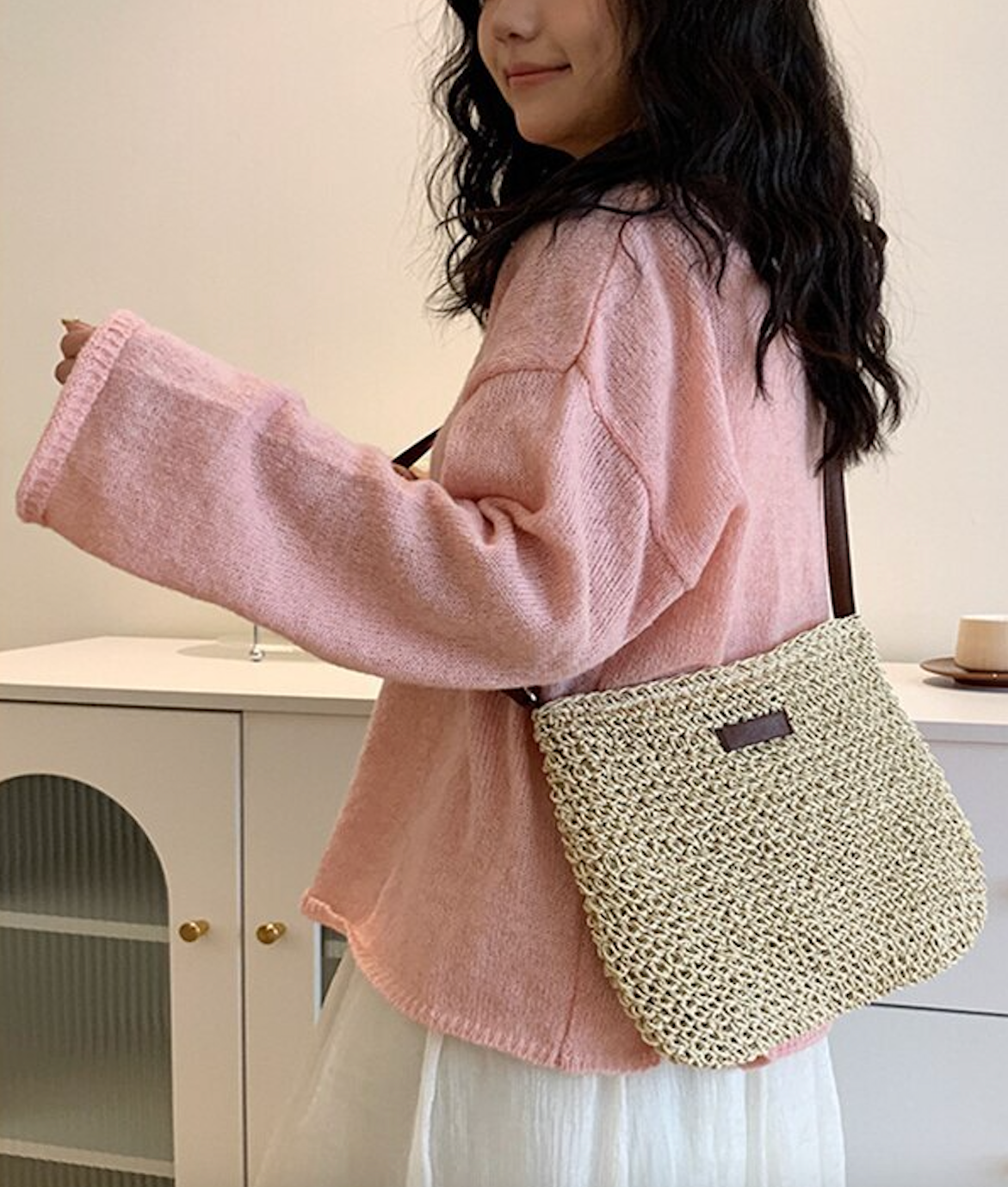 Runde Rattan-Schultertasche – Leicht, Stilvoll & Sommerlich