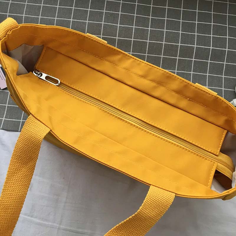 Canvas Schultertasche – Geräumig, Trendy & Praktisch für Damen