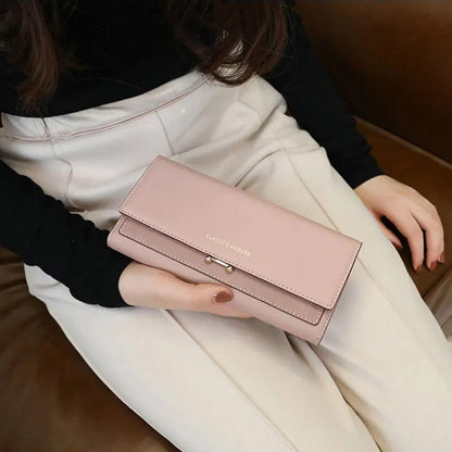 Luxe Damen Portemonnaie aus Kunstleder mit RFID-Schutz & Smartphone-Fach
