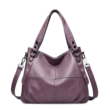 Bordeauxrote Schultertasche aus Veganem Leder – Stilvoll & Praktisch