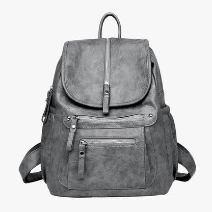 PU Leder Damen Rucksack – Stylischer City-Rucksack mit verstellbaren Schulterriemen und wasserabweisendem Material