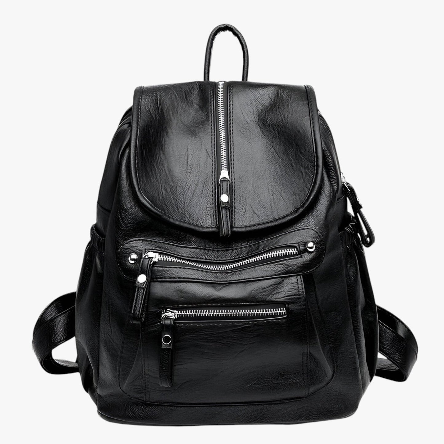 PU Leder Damen Rucksack – Stylischer City-Rucksack mit verstellbaren Schulterriemen und wasserabweisendem Material