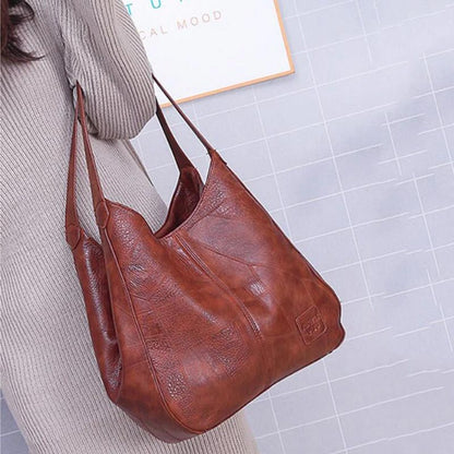 Leder Schultertasche Damen – Stilvoll, Geräumig & Langlebig