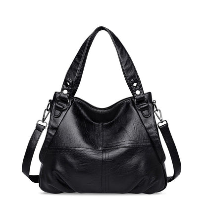 Bordeauxrote Schultertasche aus Veganem Leder – Stilvoll & Praktisch