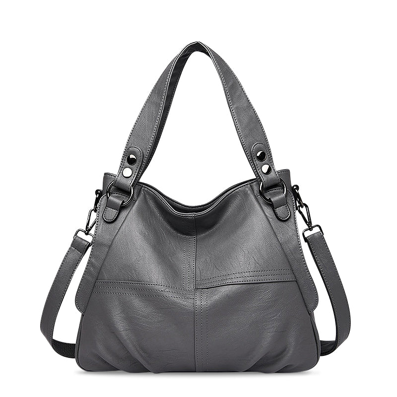 Bordeauxrote Schultertasche aus Veganem Leder – Stilvoll & Praktisch