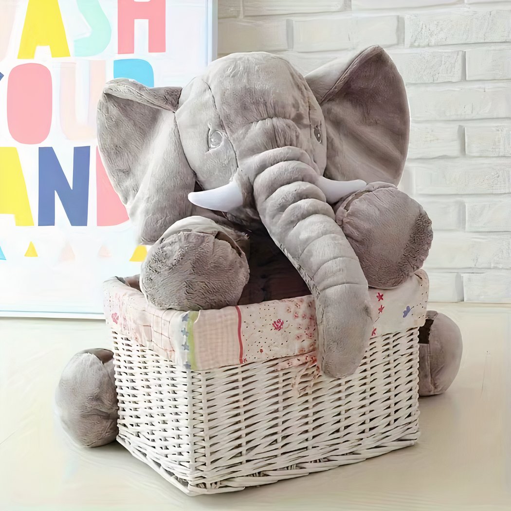 Weiches Plüsch-Elefant Kuscheltier – 25 cm, ideal für Babys und Kinder