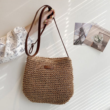 Runde Rattan-Schultertasche – Leicht, Stilvoll & Sommerlich