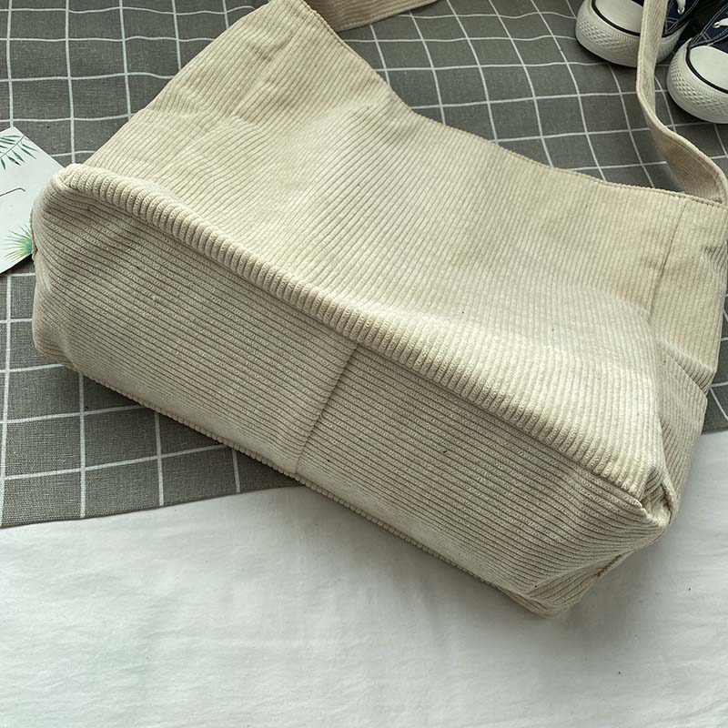 Damen Canvas Schultertasche – Stylisch, Geräumig & Wasserabweisend