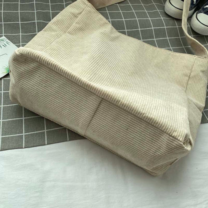 Damen Canvas Schultertasche – Stylisch, Geräumig & Wasserabweisend