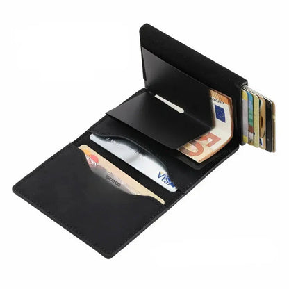Premium RFID Geldbörse mit Reißverschluss – Kompakt & Anti-Skim Schutz