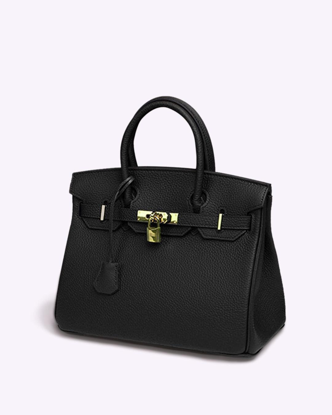 Ikonische Luxus-Handtasche aus veganem Leder mit goldenen Akzenten – Stilvolles Design für Damen