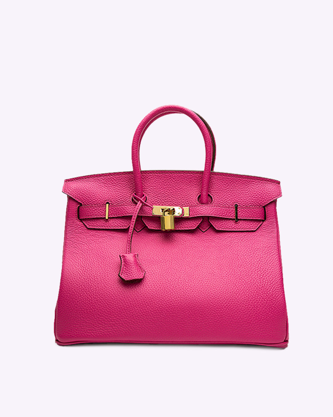 Ikonische Luxus-Handtasche aus veganem Leder mit goldenen Akzenten – Stilvolles Design für Damen