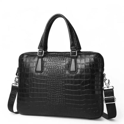 Laptoptasche Damen 15.6 Zoll Kroko – Elegante Umhängetasche für Business & Freizeit