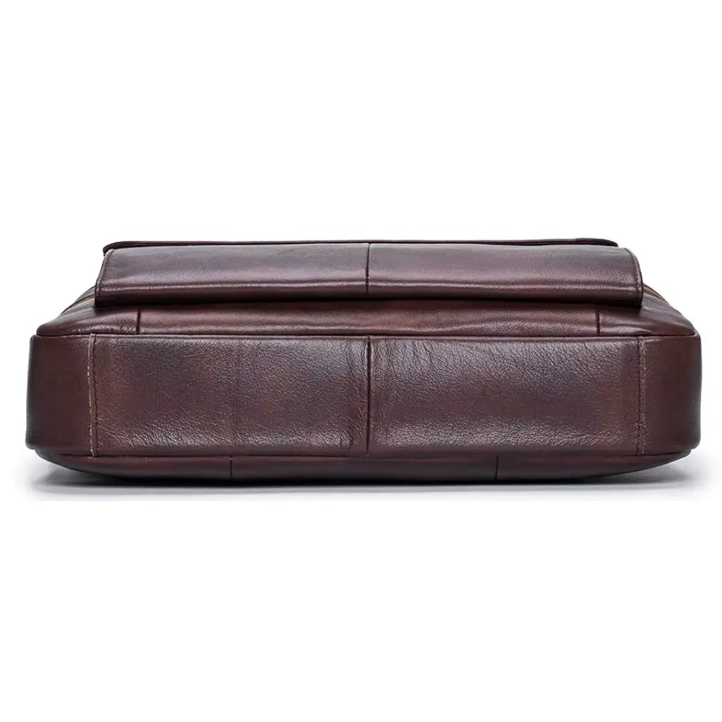 Laptoptasche Herren 14 Zoll – Premium Rindsleder, wasserabweisend, stilvoll & funktional