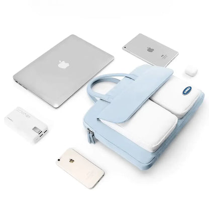 Laptoptasche Hellblau – Stilvolle & Praktische Arbeitstasche mit Mehreren Fächern