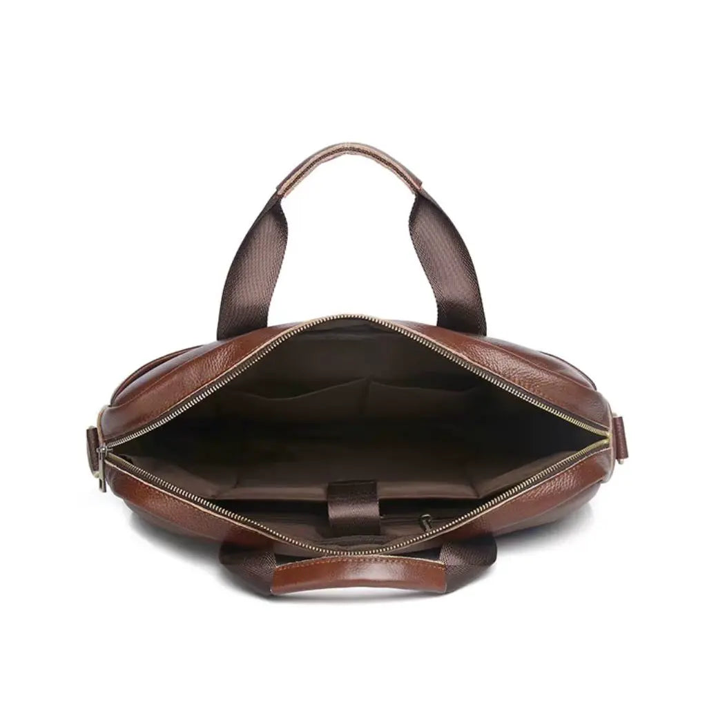 Leder Laptoptasche Herren 15,6 Zoll – Echtleder Aktentasche für Business & Reisen
