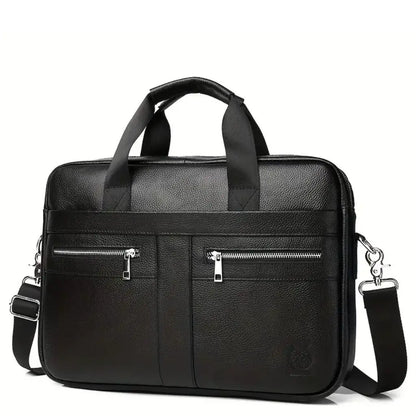 Leder Laptoptasche Herren 15,6 Zoll – Echtleder Aktentasche für Business & Reisen