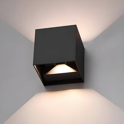 Moderne LED-Wandlampe Up & Down – Oplaadbar, Draadloos, Warmweiß für Wohnzimmer, Flur, Schlafzimmer