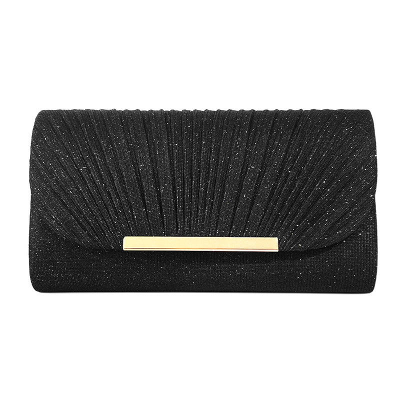 Elegante Abend Clutch – Glänzende Party Tasche mit Goldverschluss & Mehreren Farben