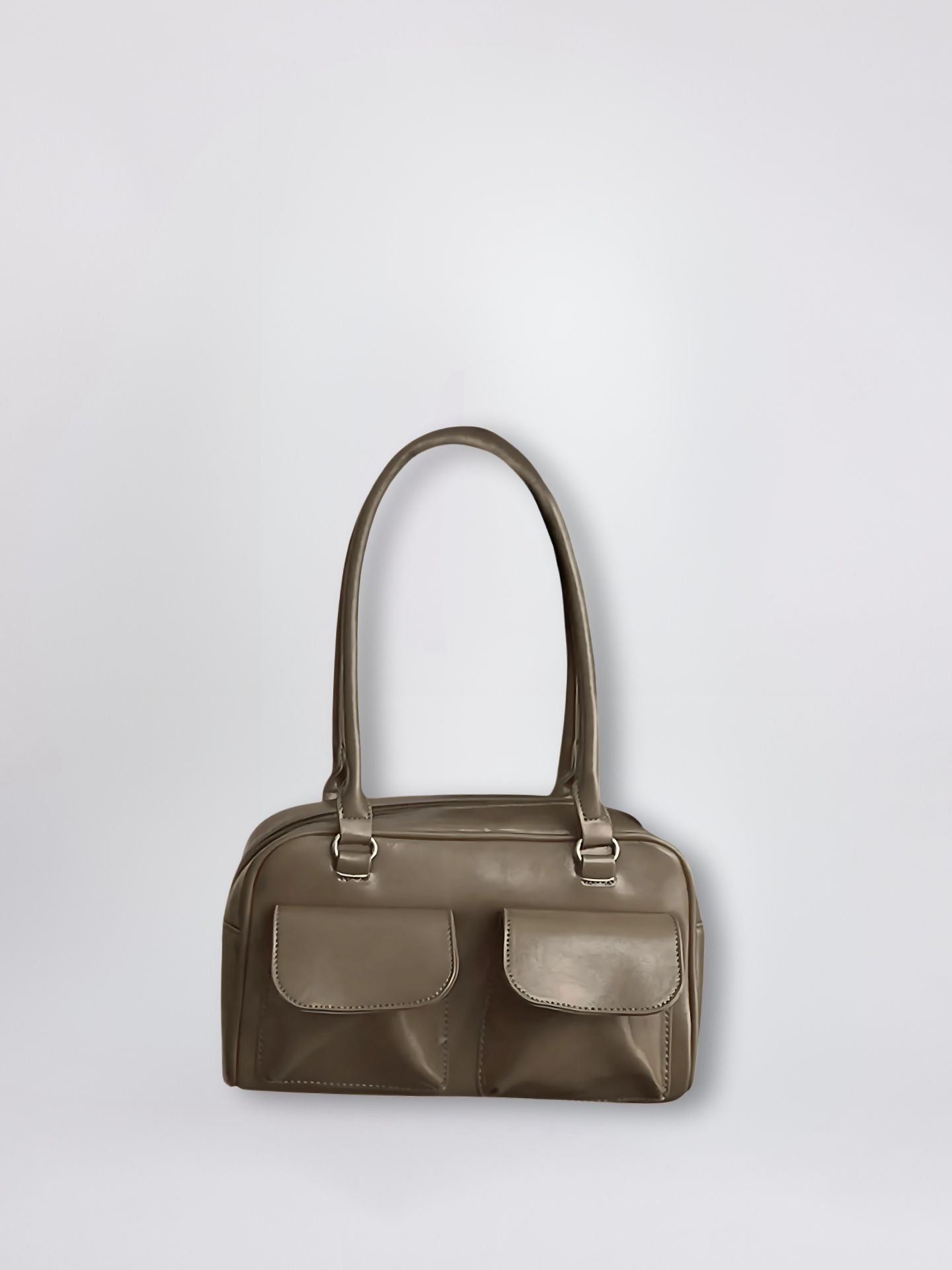 Liorra Vegane Leder Handtasche mit Doppelten Fächern – Elegant & Funktional