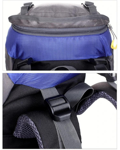 Wasserdichter 50L Outdoor-Rucksack – Trekking-, Wander- und Reiserucksack für Damen und Herren