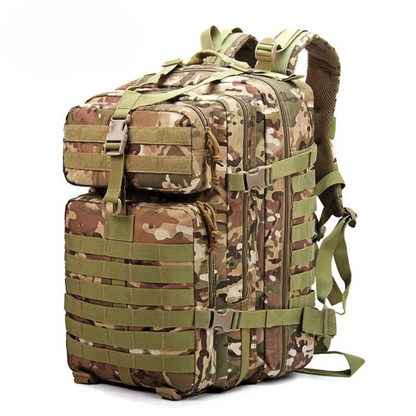 Taktischer 45 L Rucksack MOLLE | robuster Outdoor-Militär-Rucksack, wasserdicht & langlebig