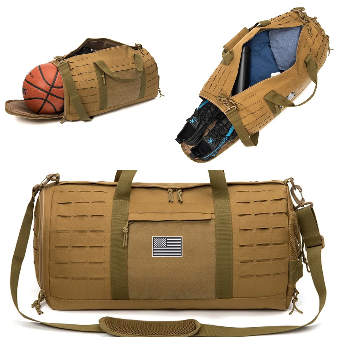 Premium Sporttasche 40L – Robuste Reisetasche mit Schuhfach & Nassfach für Sport & Fitness