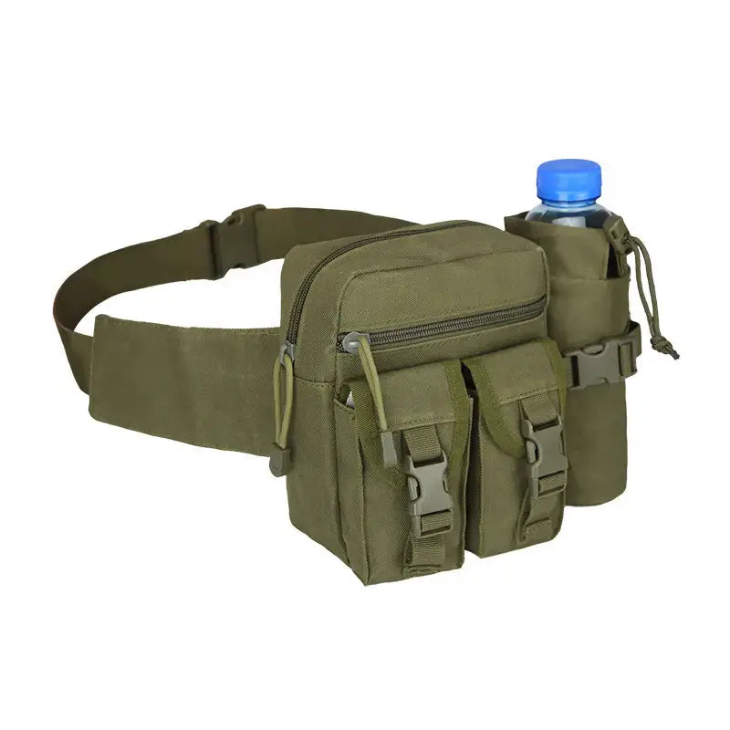 Outdoor Heuptasche mit Flaschenhalter – Leicht, Wasserabweisend & Verstellbar für Wandern, Reisen & Festivals