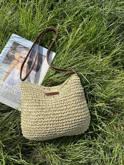 Runde Rattan-Schultertasche – Leicht, Stilvoll & Sommerlich