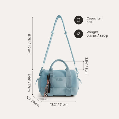 Sporttasche Damen 24L – Kompakte Duffel Bag mit Schuhfach & wasserabweisendem Design