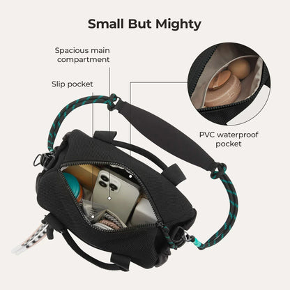 Sporttasche Damen 24L – Kompakte Duffel Bag mit Schuhfach & wasserabweisendem Design