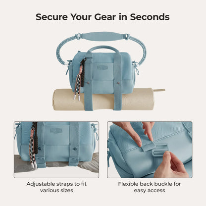 Sporttasche Damen 24L – Kompakte Duffel Bag mit Schuhfach & wasserabweisendem Design
