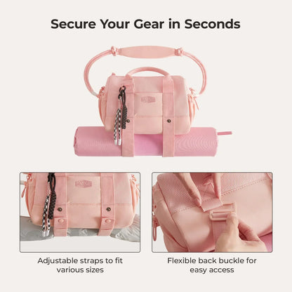Sporttasche Damen 24L – Kompakte Duffel Bag mit Schuhfach & wasserabweisendem Design