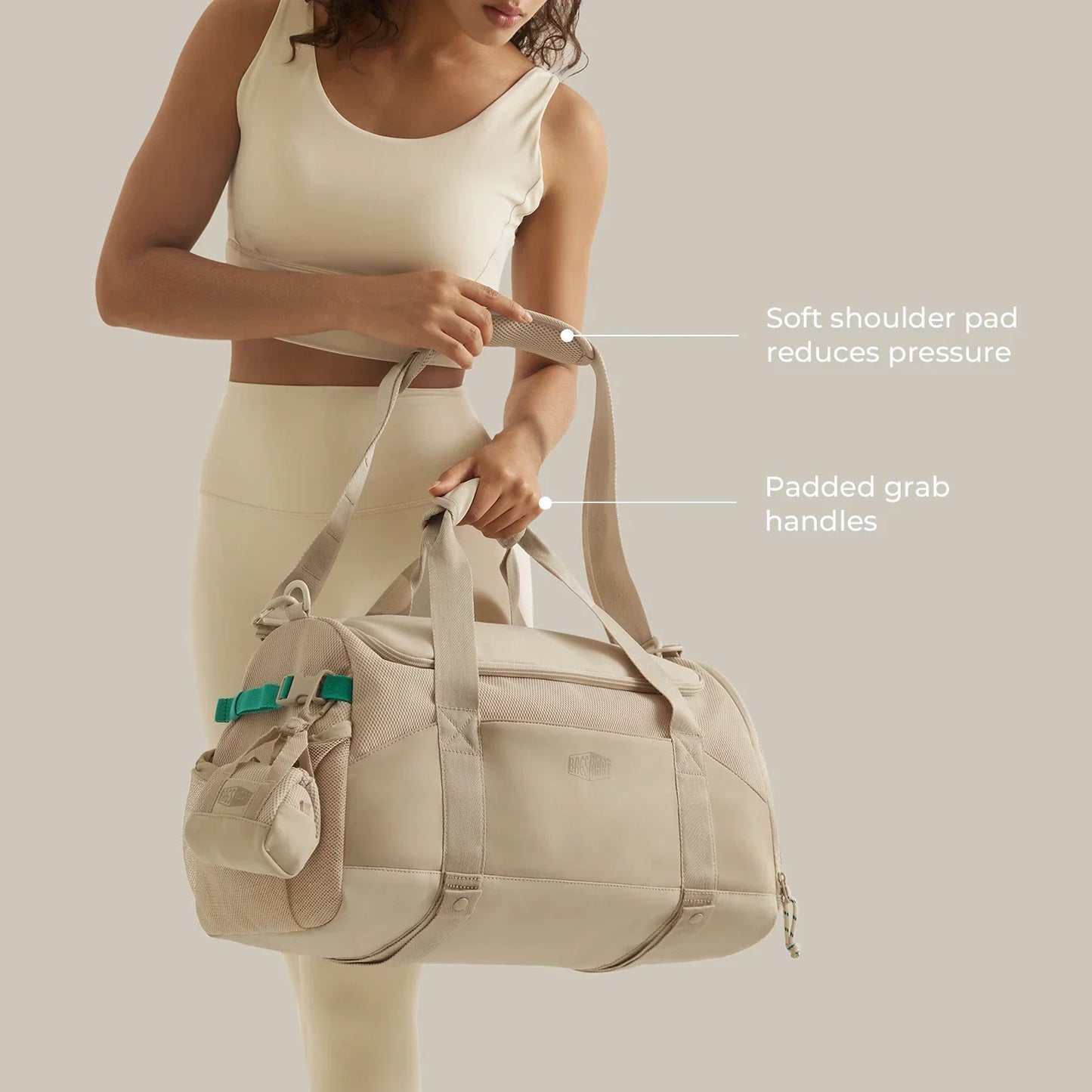 Duffel Bag 36L – Wasserabweisende Sport- & Reisetasche mit Schuhfach & Mehreren Fächern