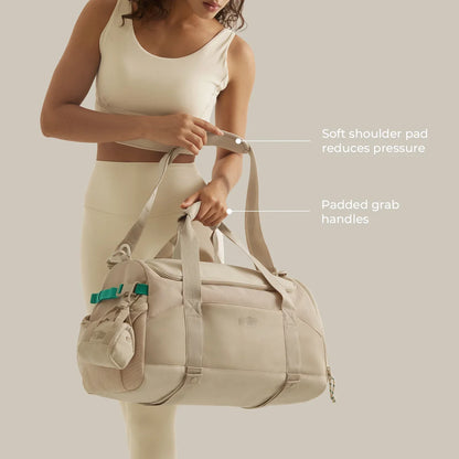 Duffel Bag 36L – Wasserabweisende Sport- & Reisetasche mit Schuhfach & Mehreren Fächern