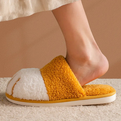 Katzenpfoten Hausschuhe – Flauschige Plüsch-Pantoffeln für Damen & Herren – Rutschfeste Unisex-Slipper in Grau, Braun, Rosa & Gelb