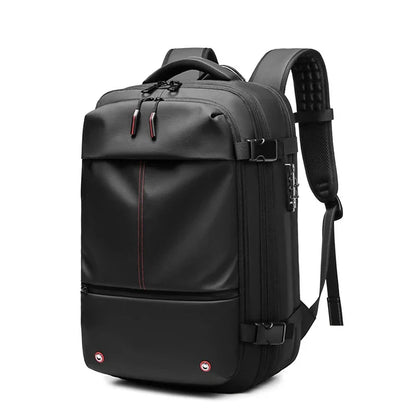 Wasserdichter 40L Laptop Rucksack mit USB-Port & TSA-Schloss – Anti-Diebstahl Reiserucksack für 17,3" Laptops
