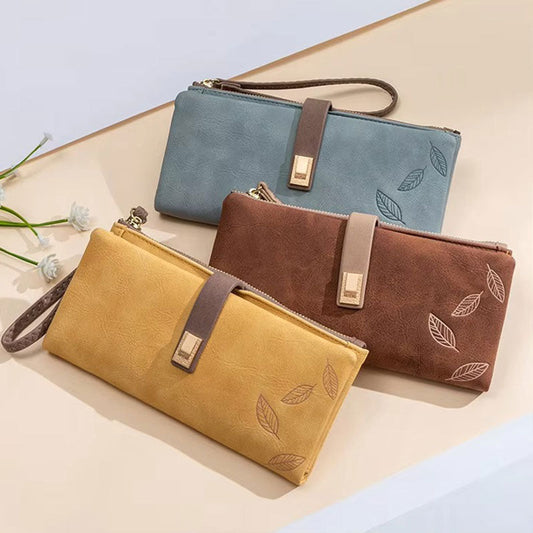 Elegante Damen-Polsportemonnee mit Handgelenkband – Praktisch & Stilvoll