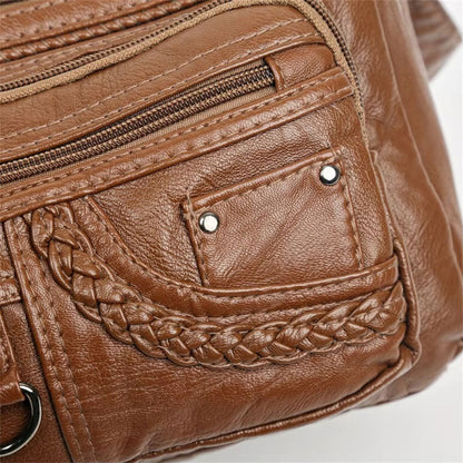 Damen Umhängetasche mit vielen Fächern – Praktisch, stilvoll & geräumig